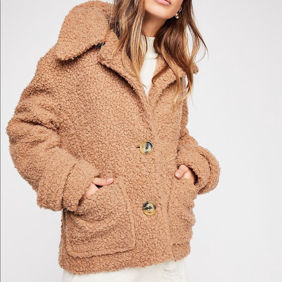 Free People Jackets & Blazers - Free People So Soft Cozy Peacoat